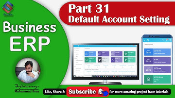 Business ERP Part 31 Default Account Setting ASP NET MVC