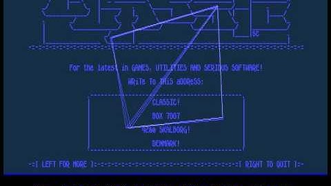CLASSIC - BBS Intro - Amiga Intro