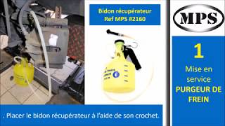 Purgeur de freins electrique Design Plus 60 litres pour