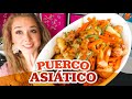 Cerdo asiático crujiente para economizar/saco mucho con 1 medallón/Marisolpink