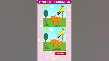 Finde 3 Unterschiede! #345  #findthedifferences1