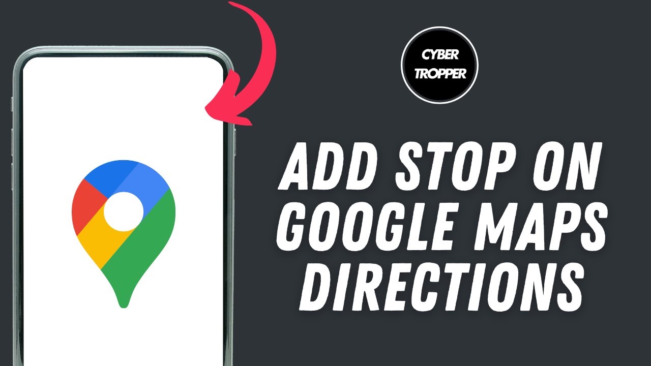 How to Add stop on Google Maps Directions - YouTube