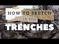 How artists sketched in the trenches we challenged portrait artist of the year to have a go