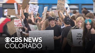 Students at multiple Colorado schools stage walkouts to protest gun violence
