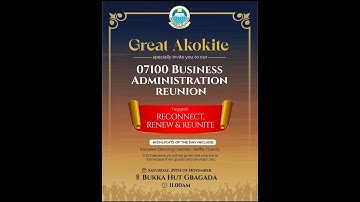 Great Akokite 07100 Buisness Administration Reunion