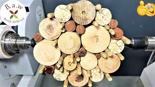 Woodturning: An Easy Project With Small Logs👍