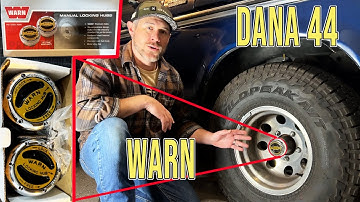Dana 44 - Warn Premium Hub Install (EASY)