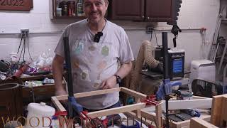 Beginner Woodworker? Build Your Own Mid Century Modern Printer Cart with Knotty Alder Wood!