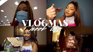 VLOGMAS WEEK TWO | makeup shopping, Q+A, \& putting up the christmas tree