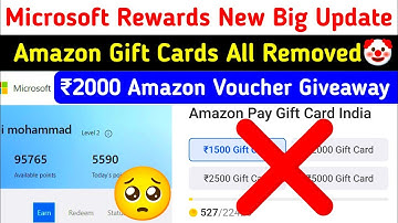 Microsoft Rewards New Update | Microsoft rewards redeem problem solution | Aasif Sheikh28