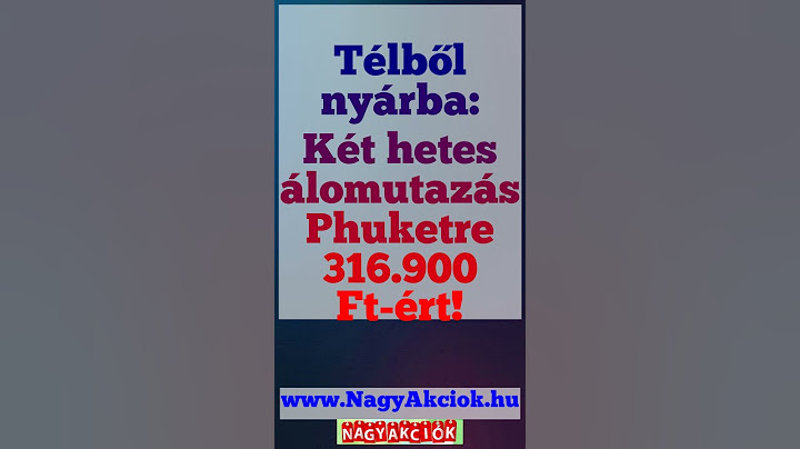 Télből nyárba: Két hetes álomutazás Phuketre 316.900 Ft-ért! #Shorts