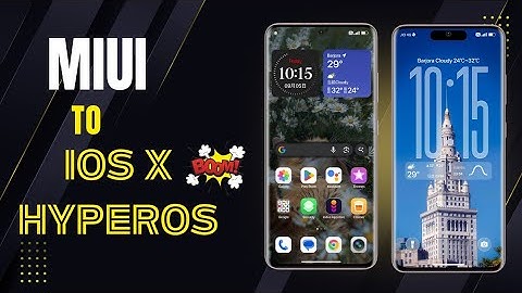 iOS x HyperOS Transformation on MIUI 🔥 | Convert MIUI to iOS + HyperOS Look #miuithemes