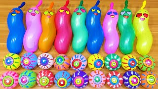 Making GLOSSY Slime with Funny Balloons - Satisfying Slime video #1473