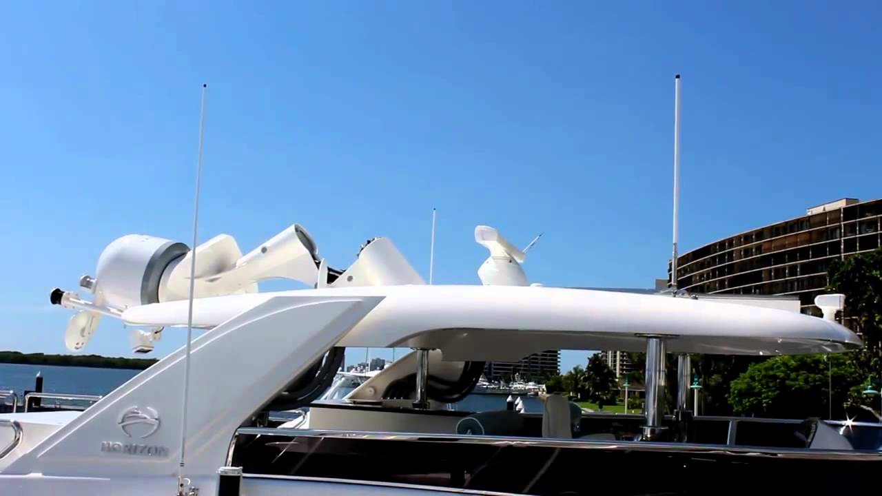 Horizon Yachts E78 Hydraulic Hard Top in Action!