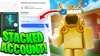 Buying A Roblox Da Hood Account For $1000.. (IT WAS STACKED)
