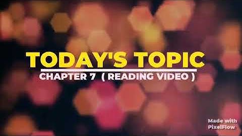 Class 5 EVS chapter 7 Experiment with water ( Reading video )