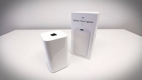 Apple AirPort Time Capsule 3TB ME182LL-A With Time Machine In OS X For No Hassle Backup Solution