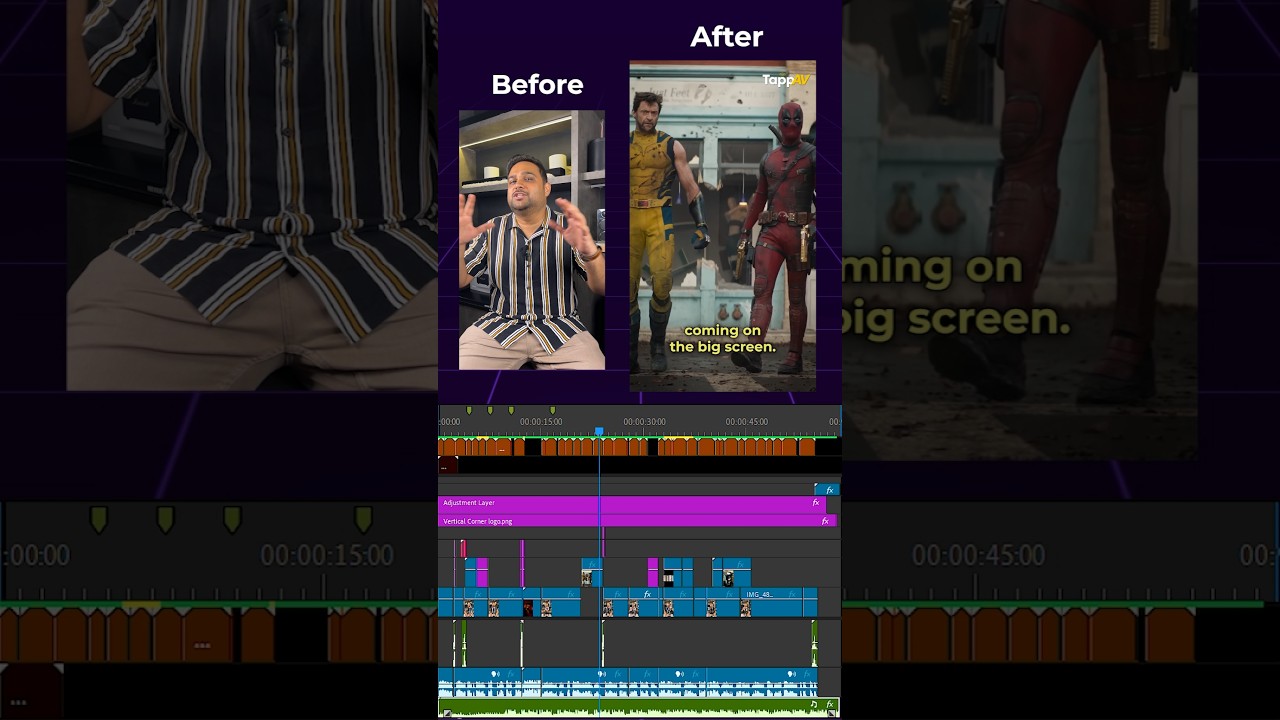 Output vs Process 🎬📹.#videoediting  #adobepremierepro #premiereproediting #trending