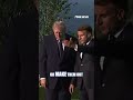 Macron greets Trump at G7 summit in France #shorts #us #news #foxnews #Trump #g7summit