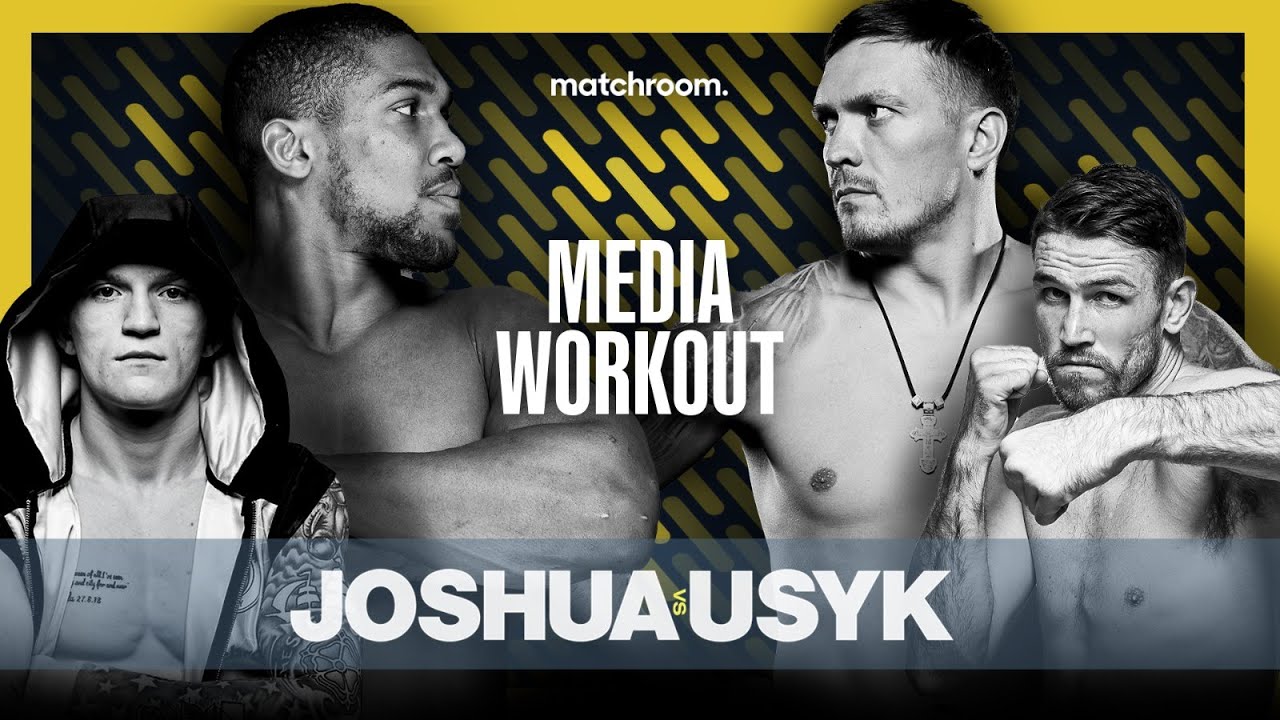 Anthony Joshua vs Oleksandr Usyk plus undercard media workout