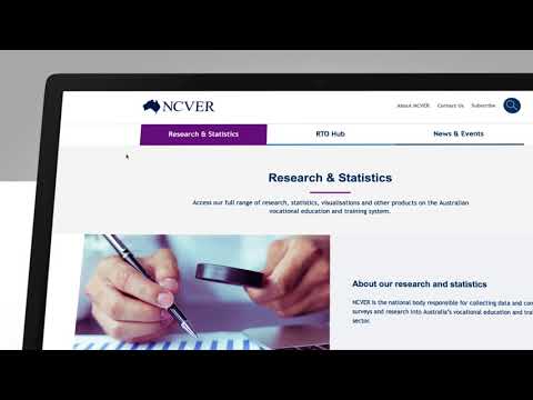 NCVER Portal - new look, new functions