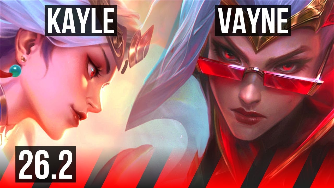 KAYLE vs VAYNE (TOP) | Good KDA: 7/1/5 | EUW Master | 26.2