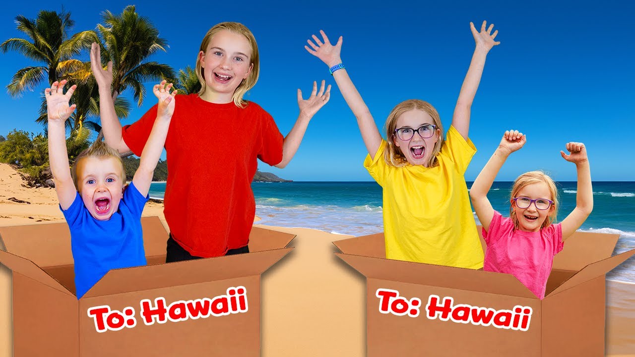 We Pretend to Send Ourselves Overseas to Hawaii! Family Vacation!