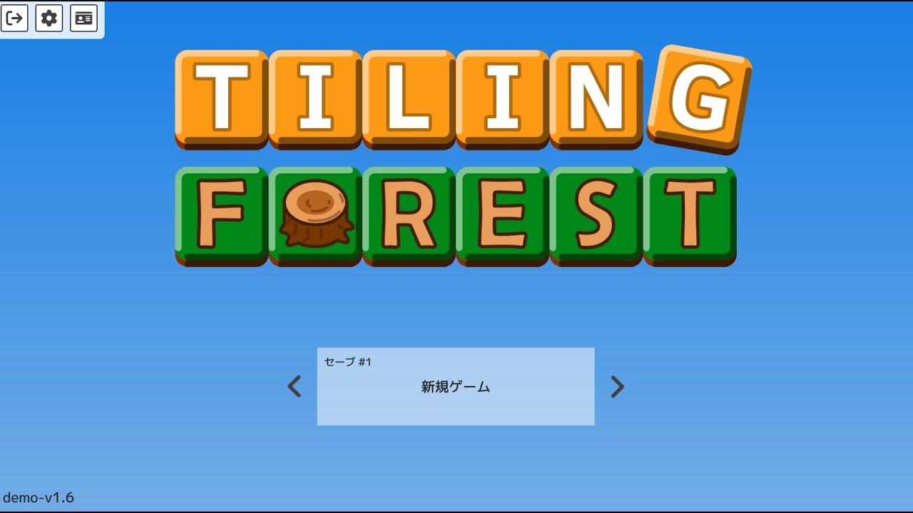 Tiling Forest - Tiling Town Demo　実況プレイ