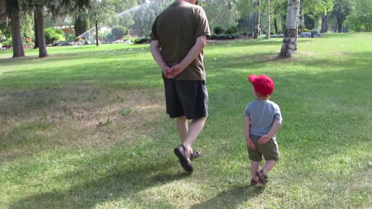 Grandpa And Grandson Same Walk Youtube