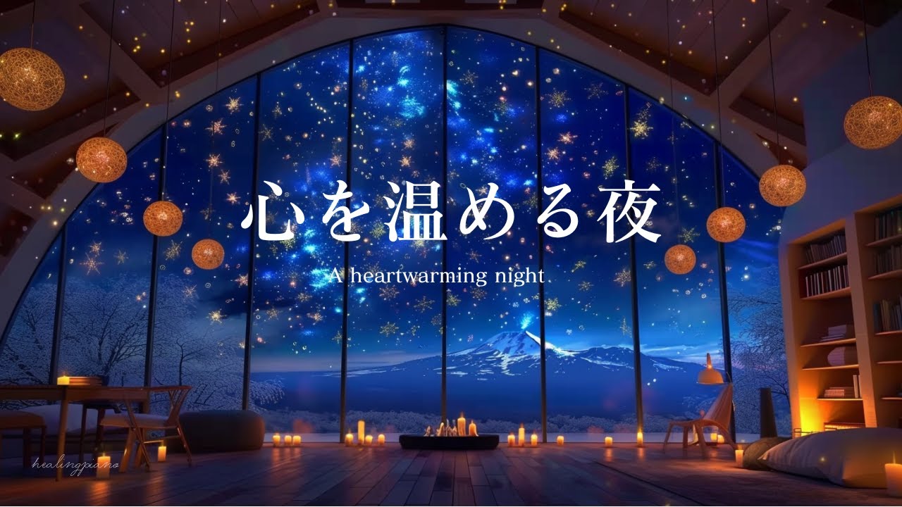 【癒しのピアノBGM】心を温める夜 |A heartwarming night