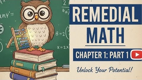 Remedial Math chapter one part one #remedial #physics #maths 