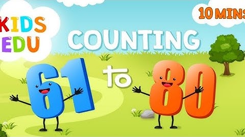 61–80 Number with spelling| 61–80| Number counting