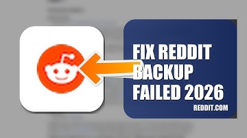 How To Fix Reddit Backup Failed 2026