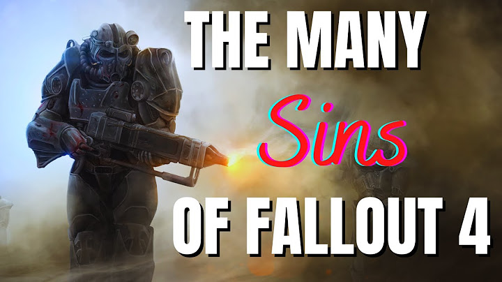 The Many Sins of Fallout 4 - A Game Without Purpose