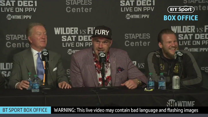 Full Tyson Fury post-fight press conference | Deontay Wilder v Tyson Fury