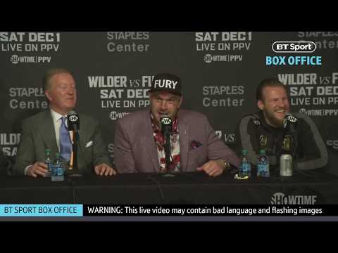 Full Tyson Fury post-fight press conference | Deontay Wilder v Tyson Fury