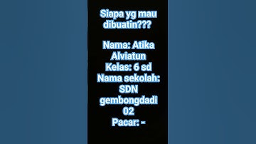 siapa yg mau dibuatin komen y 😽🌷✨ || #biodata #perkenalan #4u #viral #fyp #shorts