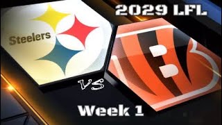 2029 Lfl Week 1 Highlights Steelers At Bengals