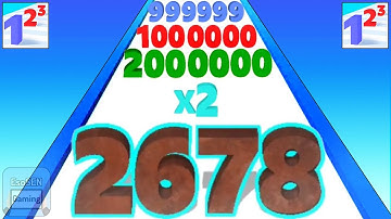 Number Merge Run | NEW UPDATE | All Levels Gameplay | Satisfying Mobile Games | Android, iOS #13