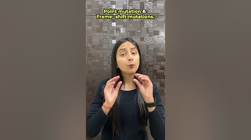 Mutation & types of Mutations | Class 12 Genetics #biology #neet #shorts