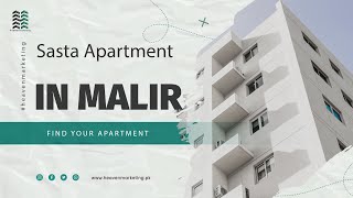 Shah Faisal Colony Luxury Flat For Sale | Heaven Marketing | 100 sq.yard