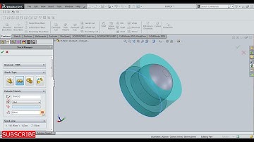 CAMWorks -define the stock by sketch -tutorial -4