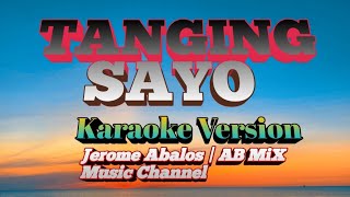 Karaoke Version | Tanging Sa'yo,  | Jerome Abalos | AB MiX MUSIC CHANNEL