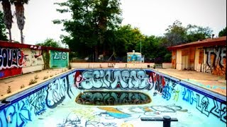 Abandoned mobile home park in LA