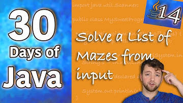 Hands-on Java - Solving a List of Mazes - Day 14