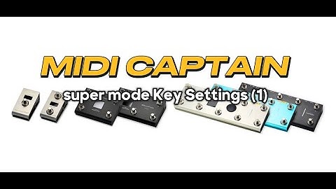SuperMode Tutorial (4) key function settings part1