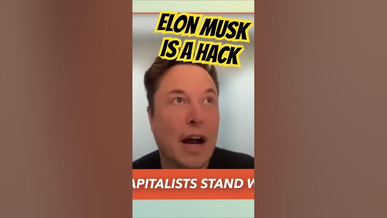 Elon Musk cares about Elon Musk - YouTube