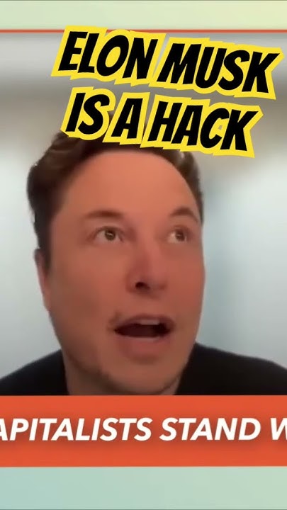 Elon Musk cares about Elon Musk - YouTube