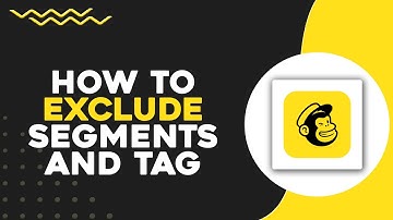 How To Exclude Segmenst and Tag on Mailchimp (Quick & Easy)