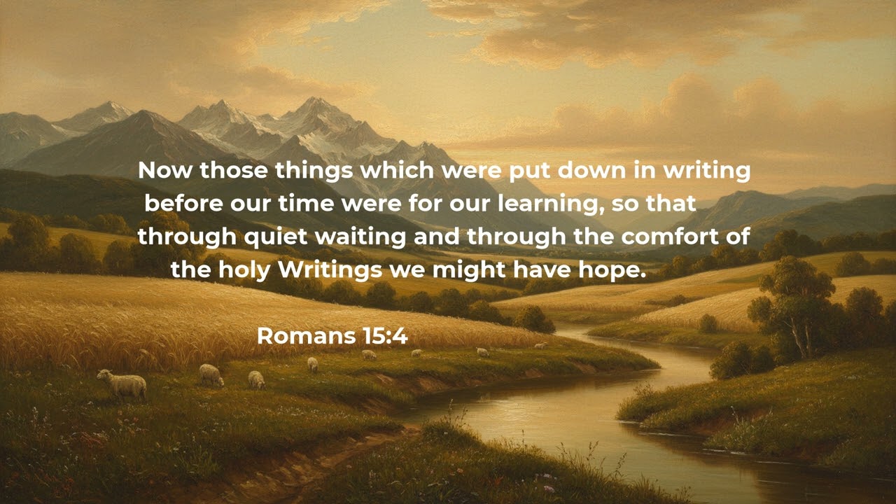 Hope in Scriptures | Romans 15:4